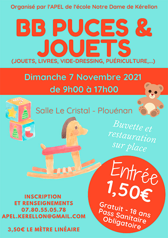 BB Puces et Jouets, le 7 novembre 2021