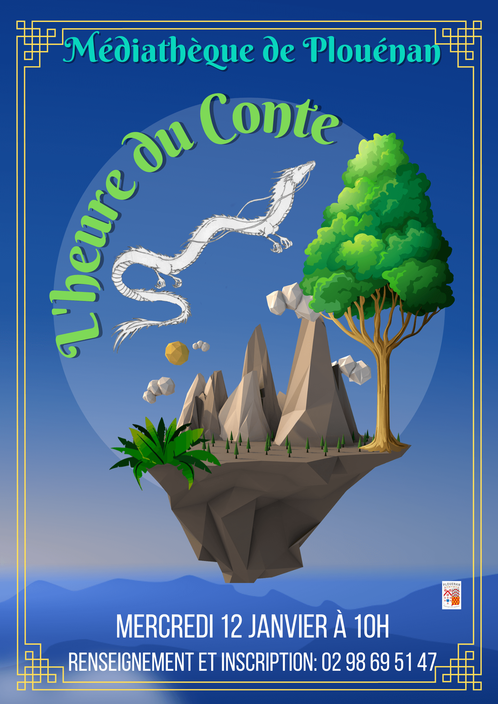 affiche croc livre Plouénan