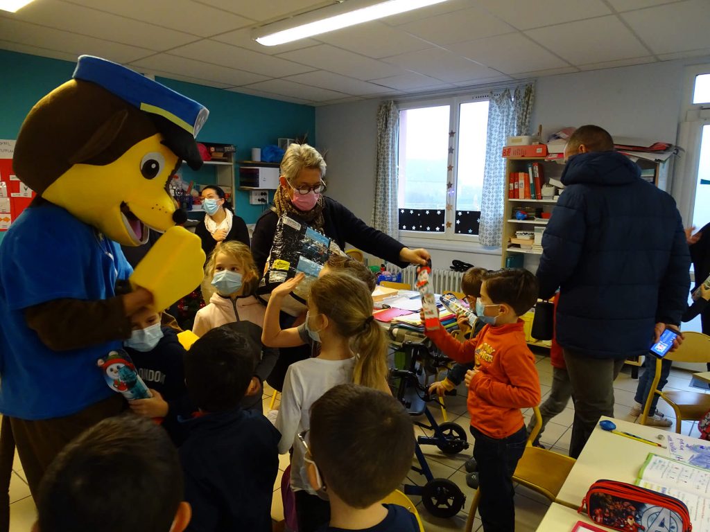 la Pat'Patrouille avec les élèves de Plouénan