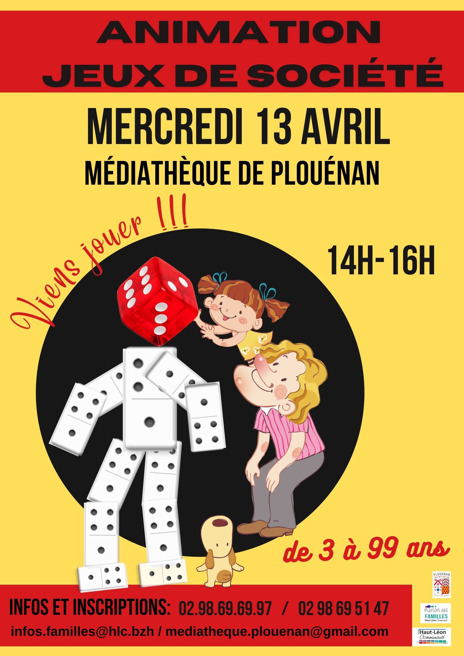 Affiche jeux de société 13 avril 14h-16h