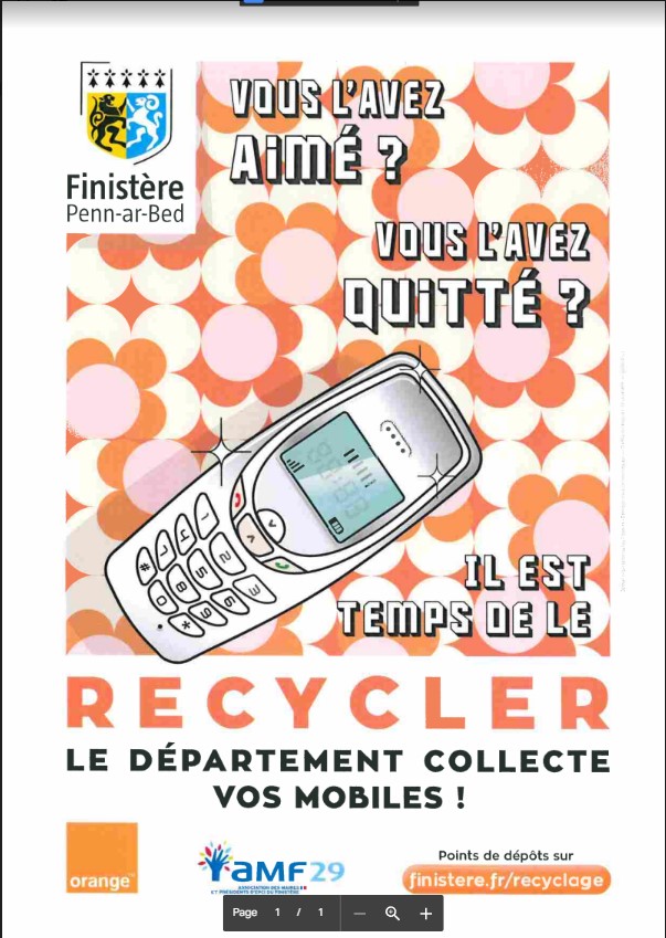 Collecte des portables