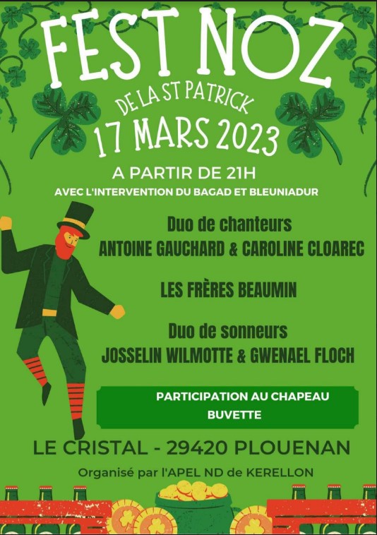 Fest Noz le 17 mars 2023